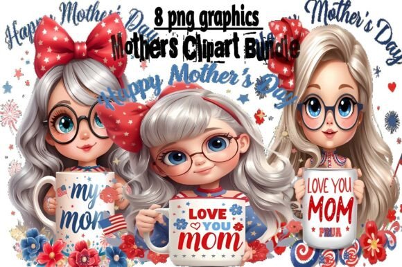 8 Mother s Day Love You Mom Mugs PNG Bundle: A Design Resource Review