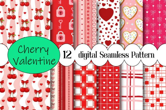 Cherry Valentine Seamless Pattern Guide