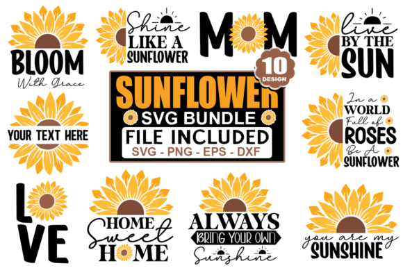 Elevating Your Creative Projects with a Premium Sunflower Svg Bundle