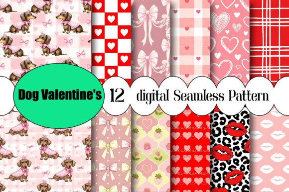 Evaluating the Dog Valentine’s Seamless Pattern for Creative Projects