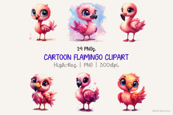 Integrating Cartoon Flamingo Clipart into Modern Digital Design Workflows