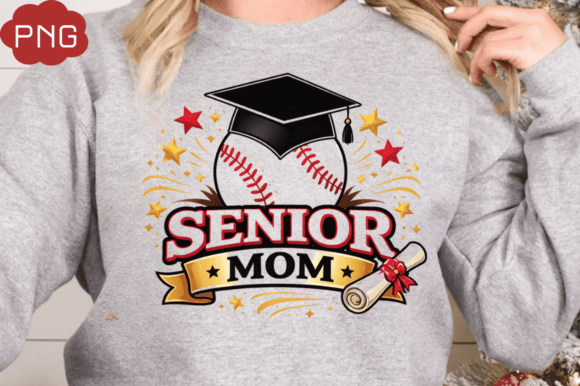 Senior Baseball Mom PNG Design Guide