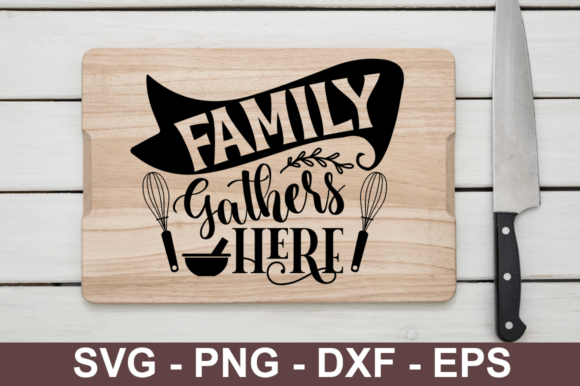 Strategic Branding with the Family Gathers Here SVG Design